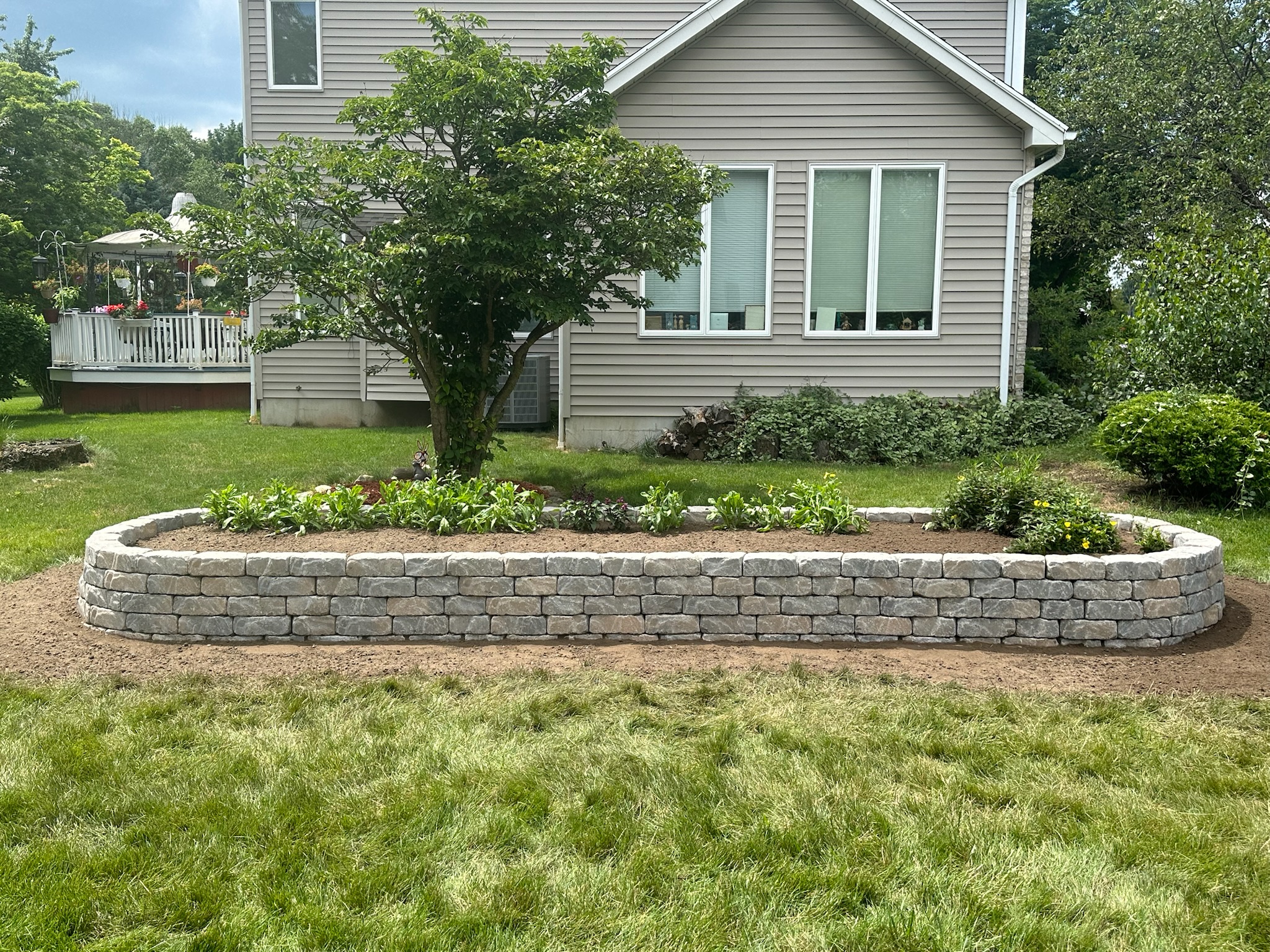 Current seasonal landscaping work